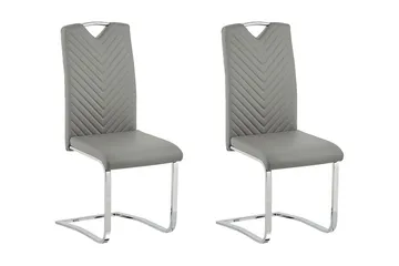 Picknes Matstol 2-pack - Konstläder/Ljusgrå - Möbler - Fåtölj & stolar - Matstol & köksstol