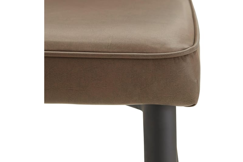 Pinon Matstol Konstläder 2-pack - Brun - Möbler - Fåtölj & stolar - Matstol & köksstol