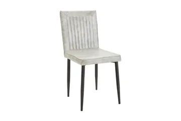 Pinon Matstol Konstläder 2-pack - Ljusgrå - Möbler - Fåtölj & stolar - Matstol & köksstol
