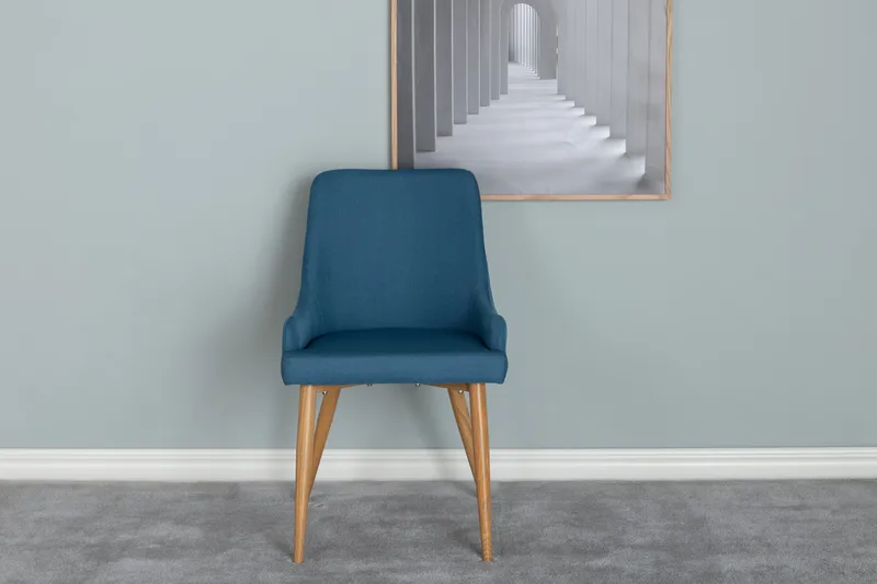 Plaza Karmstol - Blå - Möbler - Fåtölj & stolar - Matstol & köksstol
