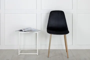 Polar Köksstol Sammet - Svart/Mässing - Möbler - Fåtölj & stolar - Matstol & köksstol