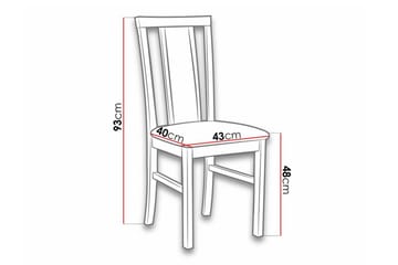 Roma Matstol Black/Wood - Möbler - Fåtölj & stolar - Matstol & köksstol