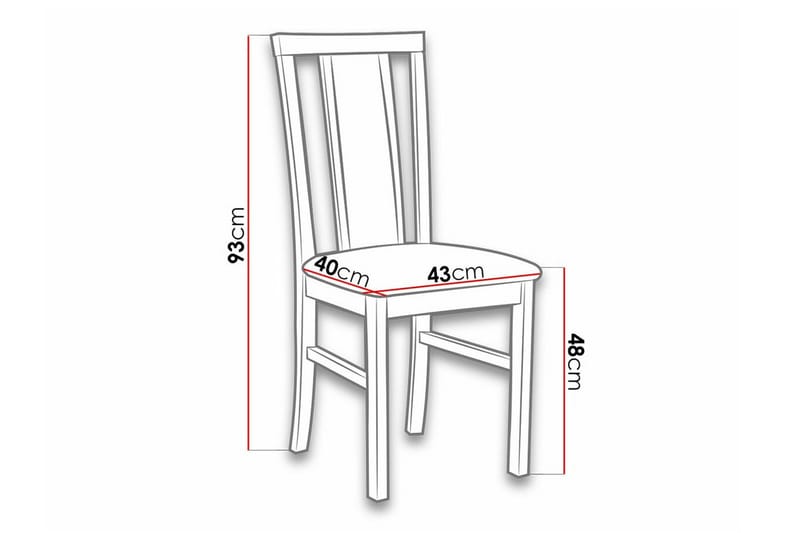 Roma Matstol Black/Wood - Möbler - Fåtölj & stolar - Matstol & köksstol