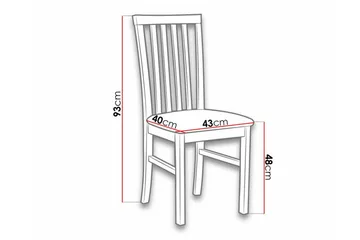 Roma Matstol Brown||Black - Möbler - Fåtölj & stolar - Matstol & köksstol