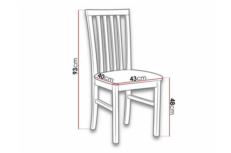 Roma Matstol Brown||Black - Möbler - Fåtölj & stolar - Matstol & köksstol