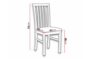 Roma Matstol Brown||Black - Möbler - Fåtölj & stolar - Matstol & köksstol