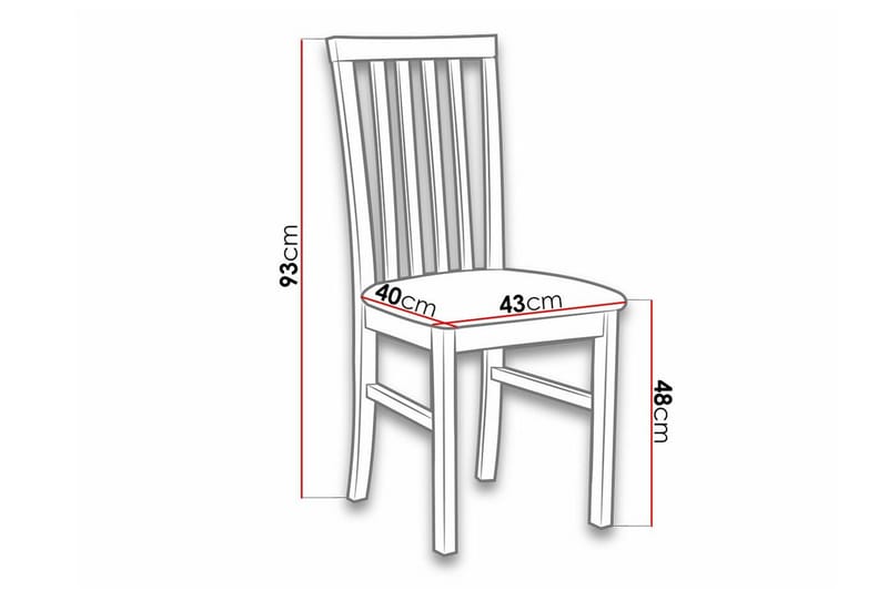 Roma Matstol Brown||Black - Möbler - Fåtölj & stolar - Matstol & köksstol