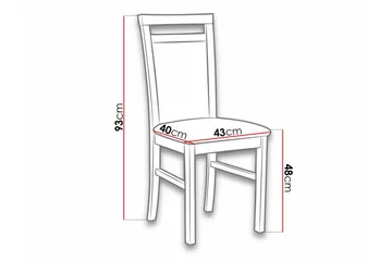 Roma Matstol - Svart - Möbler - Fåtölj & stolar - Matstol & köksstol