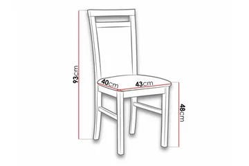 Roma Matstol - Svart - Möbler - Fåtölj & stolar - Matstol & köksstol