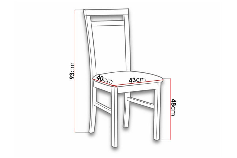 Roma Matstol - Svart - Möbler - Fåtölj & stolar - Matstol & köksstol