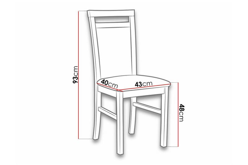 Roma Matstol - Vit - Möbler - Fåtölj & stolar - Matstol & köksstol