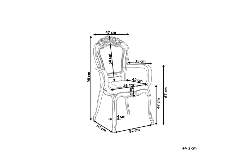 Ronshausen Stol 2-pack - Svart - Möbler - Fåtölj & stolar - Matstol & köksstol