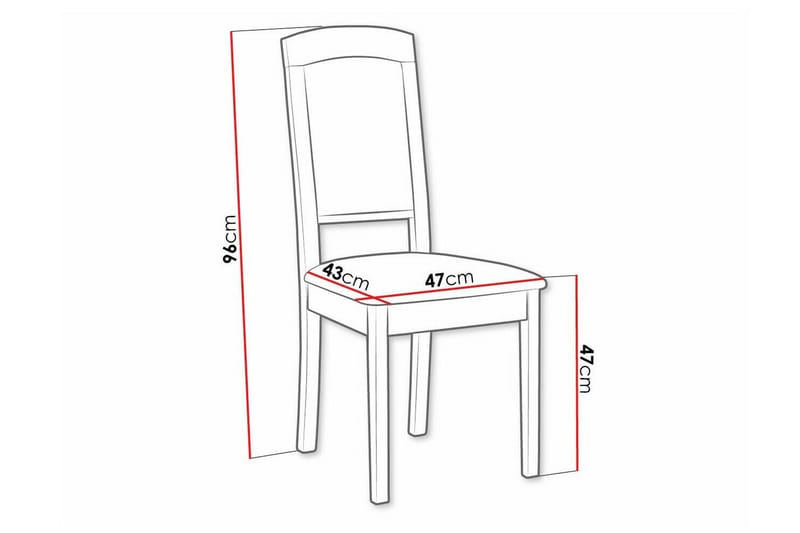 Rowden Matstol - Brun - Möbler - Fåtölj & stolar - Matstol & köksstol