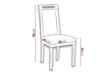 Rowden Matstol - Brun - Möbler - Fåtölj & stolar - Matstol & köksstol
