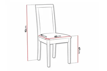 Rowden Matstol - Brun - Möbler - Fåtölj & stolar - Matstol & köksstol