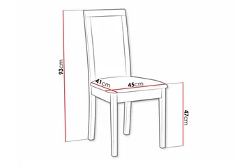 Rowden Matstol - Brun - Möbler - Fåtölj & stolar - Matstol & köksstol