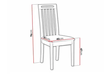 Rowden Matstol - Mörkgrå - Möbler - Fåtölj & stolar - Matstol & köksstol