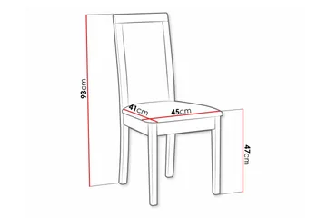 Rowden Matstol - Svart - Möbler - Fåtölj & stolar - Matstol & köksstol