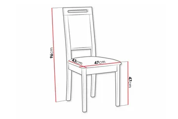 Rowden Matstol - Svart - Möbler - Fåtölj & stolar - Matstol & köksstol