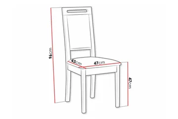 Rowden Matstol - Svart - Möbler - Fåtölj & stolar - Matstol & köksstol