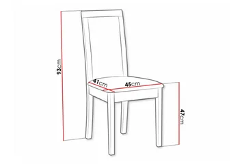 Rowden Matstol - Svart - Möbler - Fåtölj & stolar - Matstol & köksstol