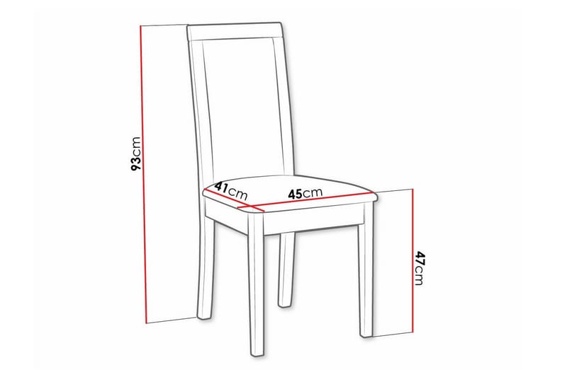 Rowden Matstol - Svart - Möbler - Fåtölj & stolar - Matstol & köksstol