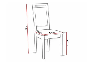 Rowden Matstol - Svart - Möbler - Fåtölj & stolar - Matstol & köksstol