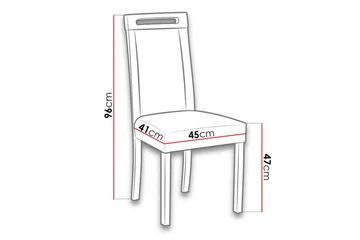 Rowden Matstol - Svart - Möbler - Fåtölj & stolar - Matstol & köksstol
