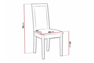 Rowden Matstol - Vit - Möbler - Fåtölj & stolar - Matstol & köksstol