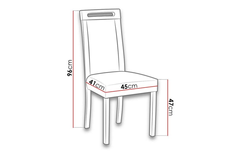 Rowden Matstol - Vit - Möbler - Fåtölj & stolar - Matstol & köksstol