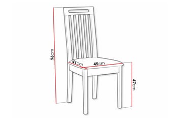 Rowden Matstol - Vit - Möbler - Fåtölj & stolar - Matstol & köksstol