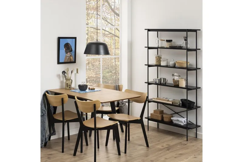 Roxby Stol Ek/Svart - Möbler - Fåtölj & stolar - Matstol & köksstol