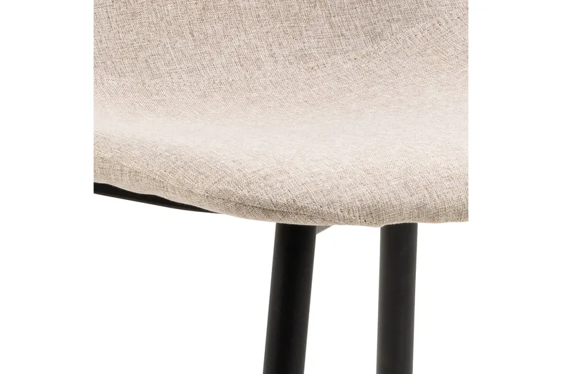 Salaman Matstol i Tyg med Metallben - Beige - Möbler - Fåtölj & stolar - Matstol & köksstol
