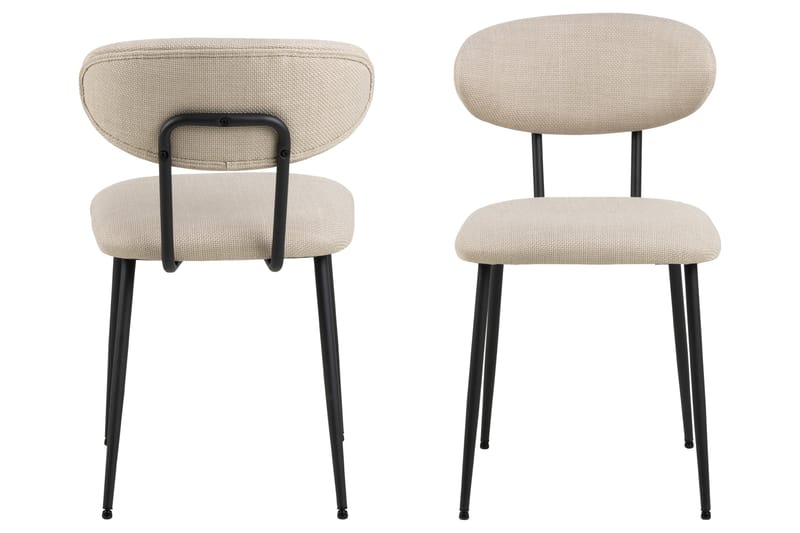 Saluke Matstol - Beige - Möbler - Fåtölj & stolar - Matstol & köksstol