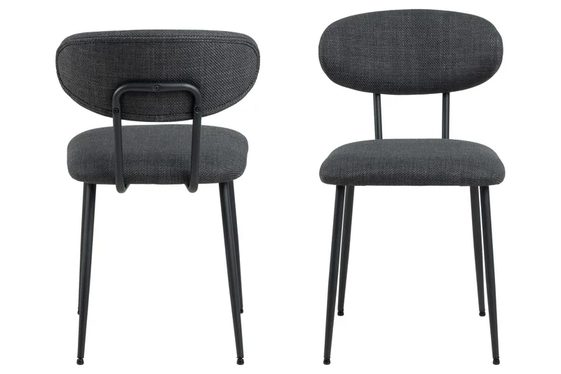 Saluke Matstol - Grå - Möbler - Fåtölj & stolar - Matstol & köksstol