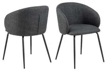 Sarad Karmstol - Grå - Möbler - Fåtölj & stolar - Matstol & köksstol