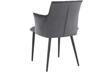Sarielle Karmstol - Grå - Möbler - Fåtölj & stolar - Matstol & köksstol