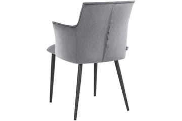 Sarielle Karmstol - Grå - Möbler - Fåtölj & stolar - Matstol & köksstol