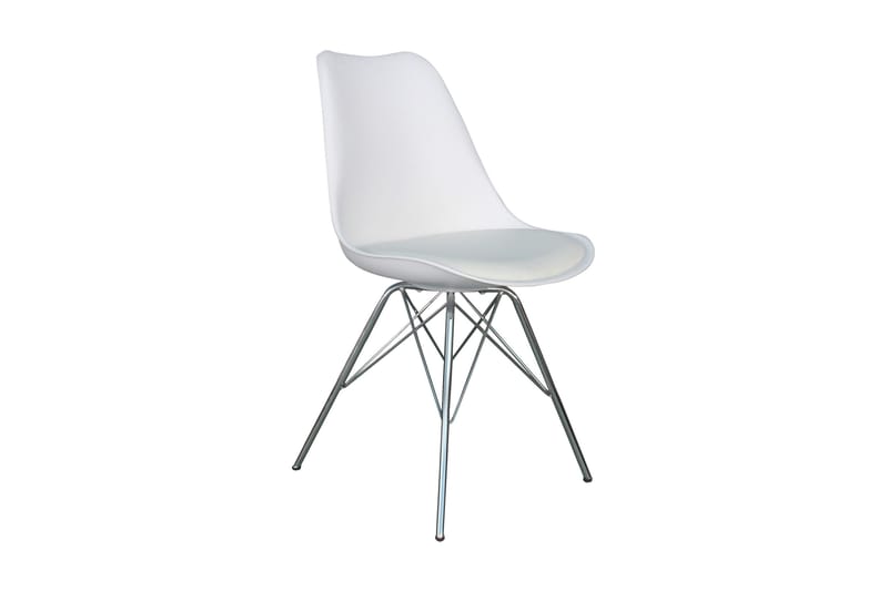 Shell Matstol Konstläder - Pu/Krom - Möbler - Fåtölj & stolar - Matstol & köksstol
