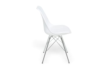 Shell Matstol Konstläder - Pu/Krom - Möbler - Fåtölj & stolar - Matstol & köksstol