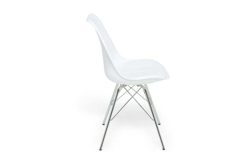 Shell Matstol Konstläder - Pu/Krom - Möbler - Fåtölj & stolar - Matstol & köksstol