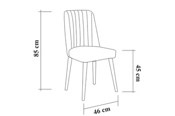 Shundrea Stol 85 cm - Trä/natur - Möbler - Fåtölj & stolar - Matstol & köksstol