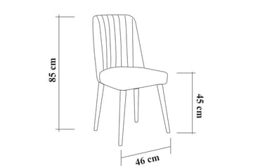 Shundrea Stol 85 cm - Valnöt - Möbler - Fåtölj & stolar - Matstol & köksstol