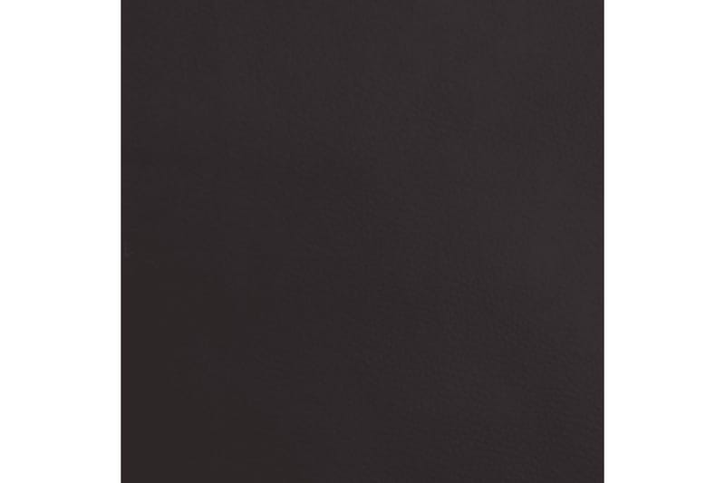Snurrbara matstolar 2 st svart konstläder - Svart - Matstol & köksstol