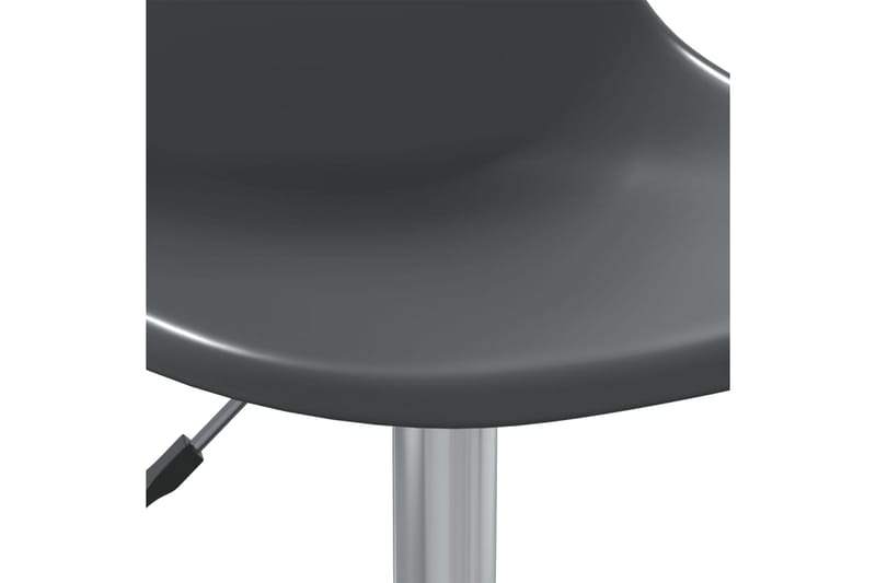 Snurrbara matstolar 4 st L ljusgrå PP - Grå - Matstol & köksstol