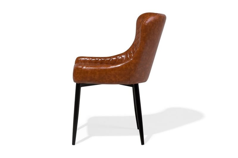 Solano Stol Set Om 2 St - Brun - Möbler - Fåtölj & stolar - Matstol & köksstol