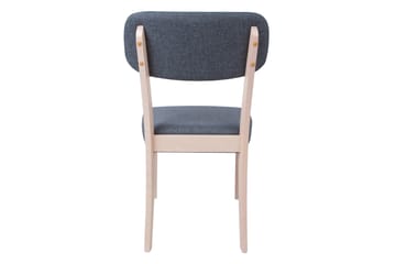Stol Adora 49x58x855 cm Grå/Ljus Bok - Möbler - Fåtölj & stolar - Matstol & köksstol
