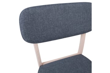 Stol Adora 49x58x855 cm Grå/Ljus Bok - Möbler - Fåtölj & stolar - Matstol & köksstol