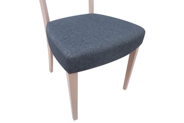 Stol Adora 49x58x855 cm Grå/Ljus Bok - Möbler - Fåtölj & stolar - Matstol & köksstol