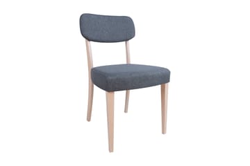 Stol Adora 49x58x855 cm Grå/Ljus Bok - Möbler - Fåtölj & stolar - Matstol & köksstol